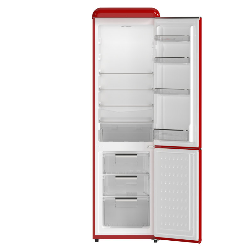 Réfrigérateur rétro 22 po Storico, Rouge