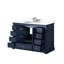 Meuble-lavabo simple 48 po X P 22 po D, plateau en marbre de culture et ensemble de robinet-117844006