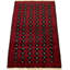 One-of-a-Kind 3'5" X 6'3" 1980s Wool Area Rug in Red
