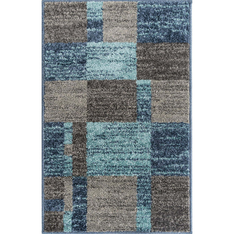 Geometric Area Rug, Rectangle 61 x 91cm