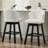 Aadhvika Upholstered BarStools with Solid Wood Frame-104100026-104100028