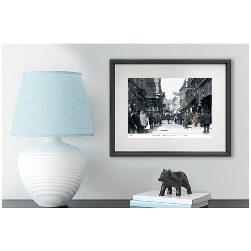 Wolverhampton, Dudley Street C1900 - Single Picture Frame Print, 60cm H x 80cm W x 2.3cm D