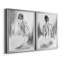 «Soft Silhouette V», ensemble de 2 reproductions sur toile-265539963-265639752-195628233