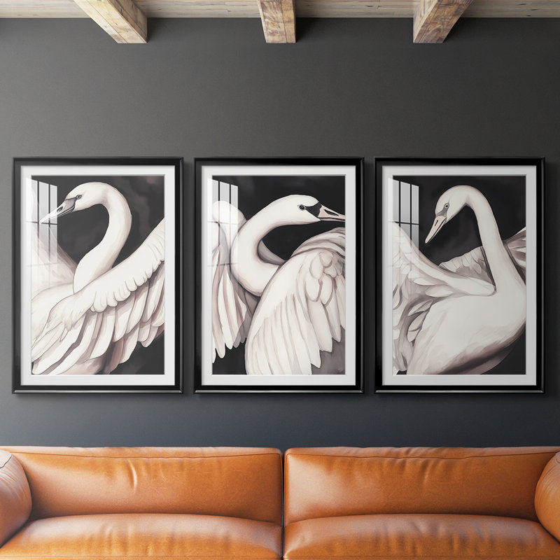 ANIMALS Series CECXLI - Impression encadrée sur mesure de qualité supérieure - 3 pièces, H 21 po x l 30 po