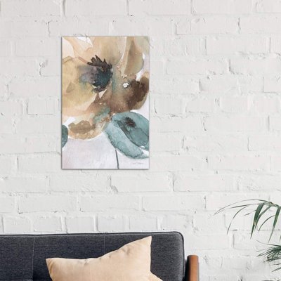 Watercolour Poppy II by Carol Robinson - Wrapped Canvas Painting