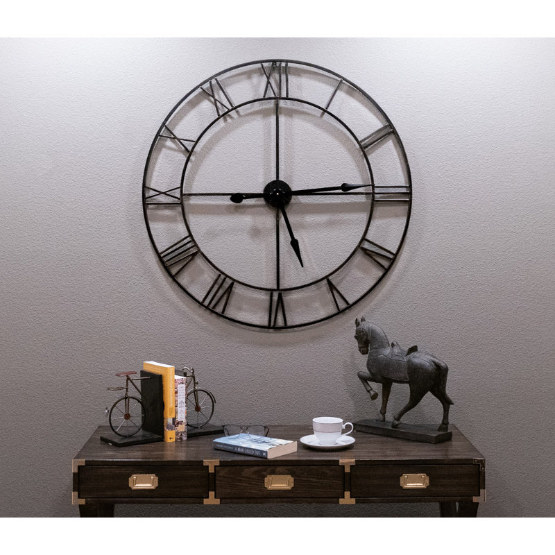 Horloge murale surdimensionnée 36 "surdimensionnée, H 36 po x l 36 po x P 2 po