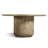 60" Stone Ridge Round Dining Table Light