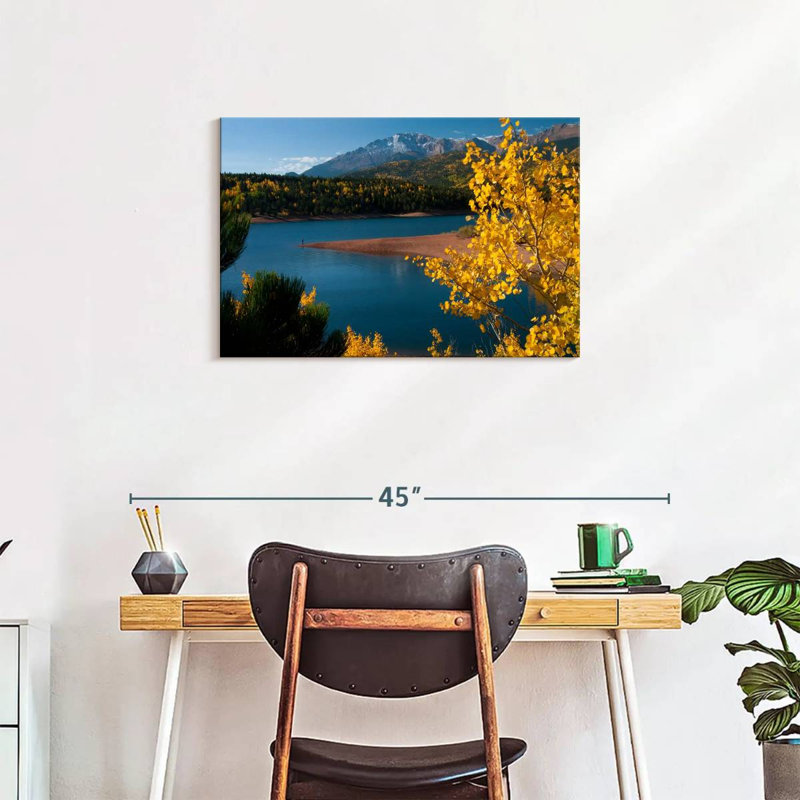 Alvord Crystal Reservoir Autumn, 20" H x 30" W