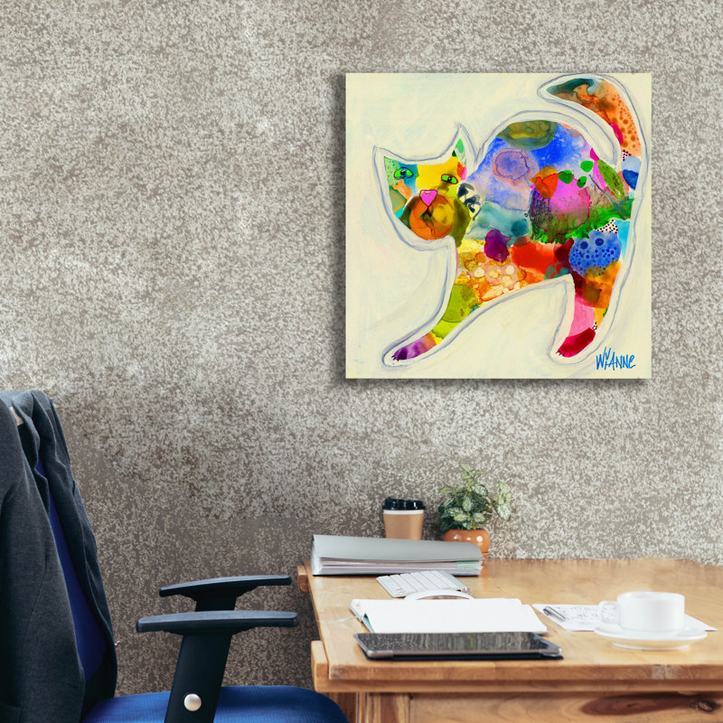 «Epic Graffiti» «Who Me» par Wyanne, art mural sur toile «Who Me» par Wyanne