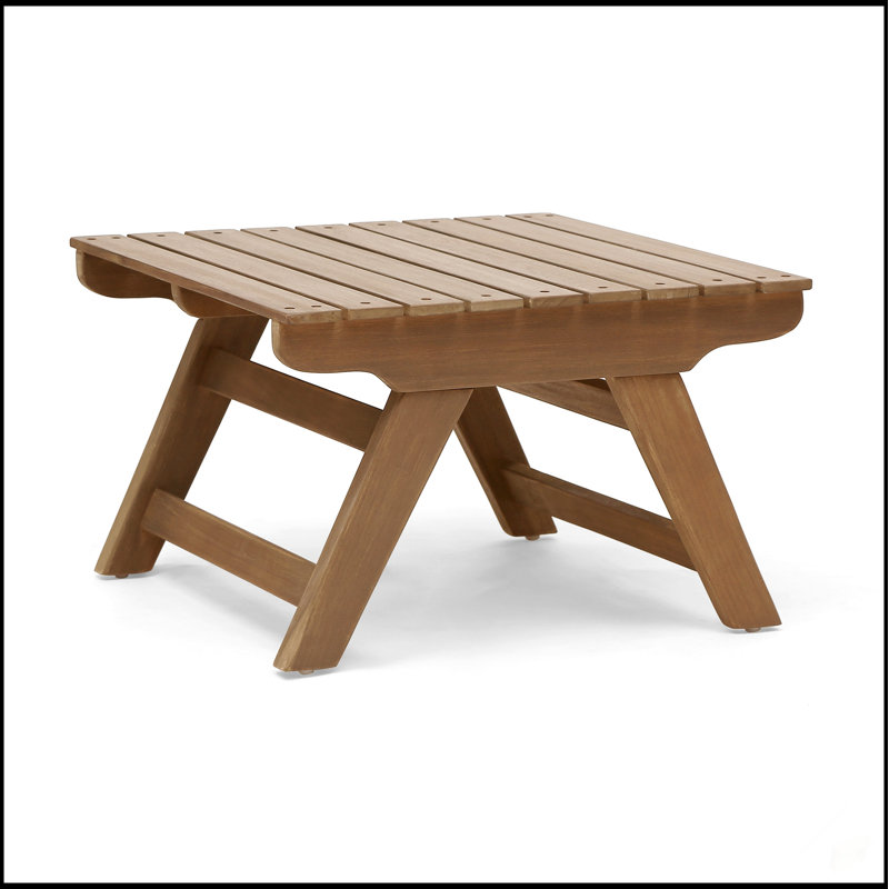 Table d'appoint d'extérieur en bois d'acacia Sedona