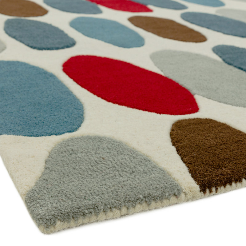 Hargrove Abstract Wool Hand Woven Area Rug, Rectangle 120 x 170cm