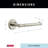 Trinsic Wall Mount Single Post Toilet Paper Holder Bath Hardware Accessory-9737449