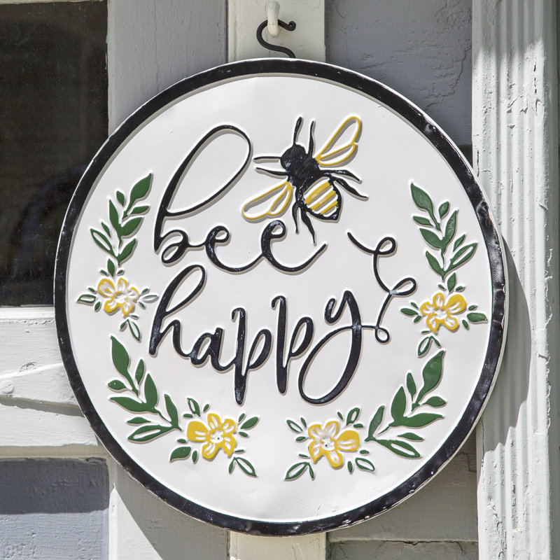 Décoration murale abeille «Happy Bee»