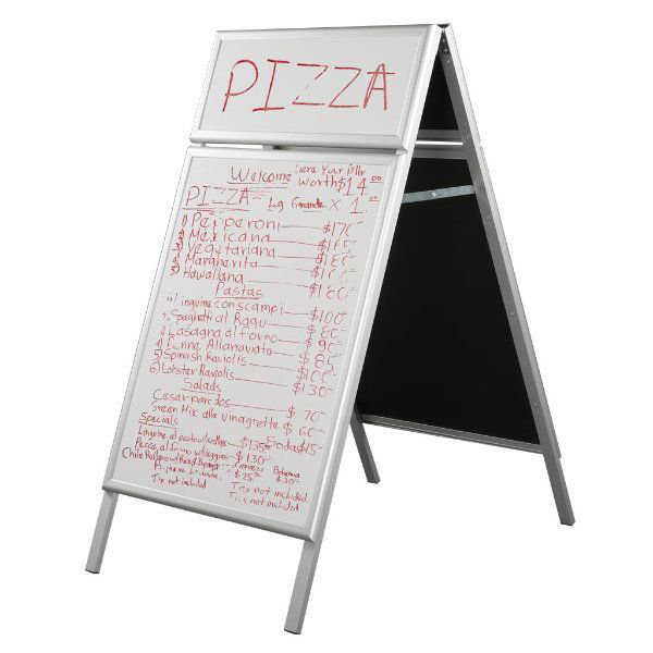 Write On A Frame With Header, White