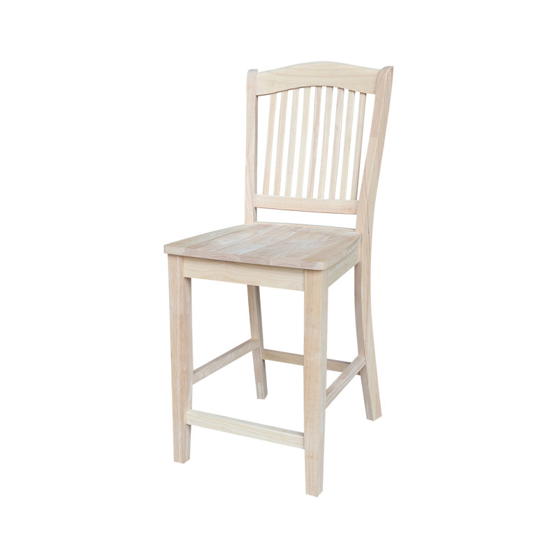 Chanyia Solid Wood Counter Stool