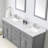 73'' Engineered Marble Vanity Top in White with Sink
