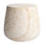 Table d'appoint Barrel Travertine Stone Finish MgO