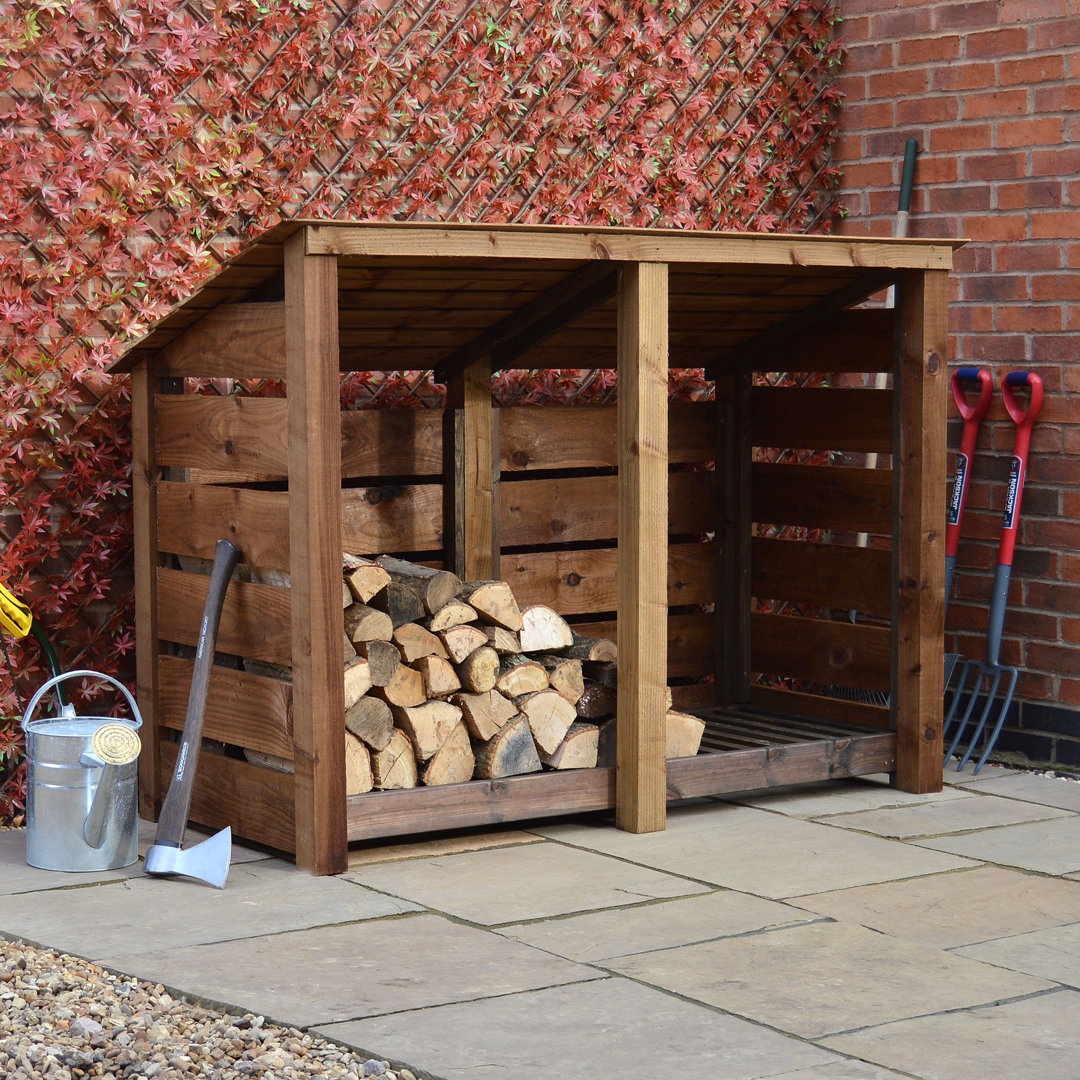 6 Ft. x 3 Ft. Wood Log Store