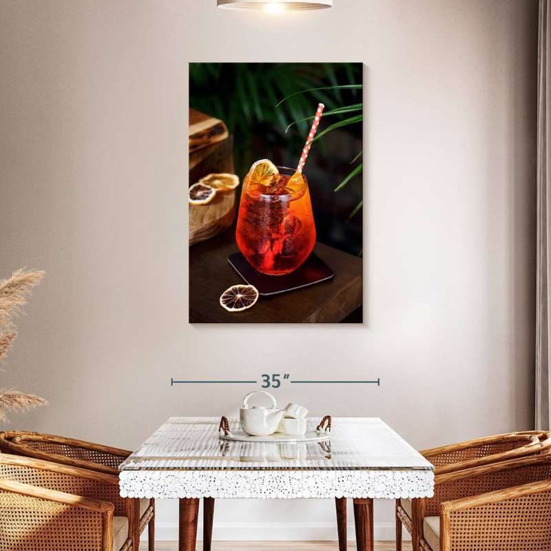 Yarlin Aperol Spritz, 45" H x 30" W