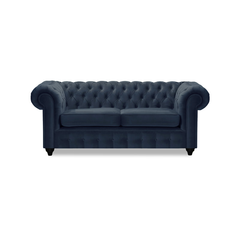 Alsey 3 Seater Sofa, 76" H x 192" W x 92" D, Blue