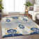 Premium Machine Washable Prisco Navy Rug