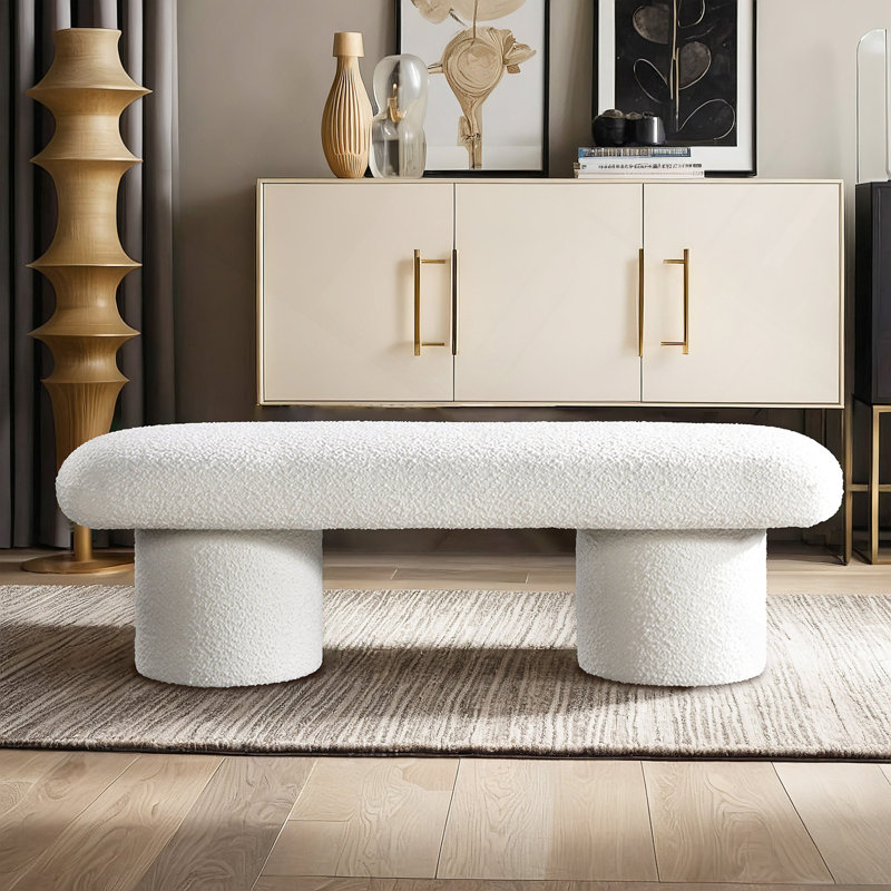 Banc Randolph Ivory Boucle