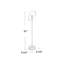 Lampe sur pied 57 po Alverez