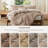 Bedsure Khaki Duvet Cover Queen Size - Soft Double Brushed Bedding Set for Kids & Adults（Set of 3）-109724476-109724469