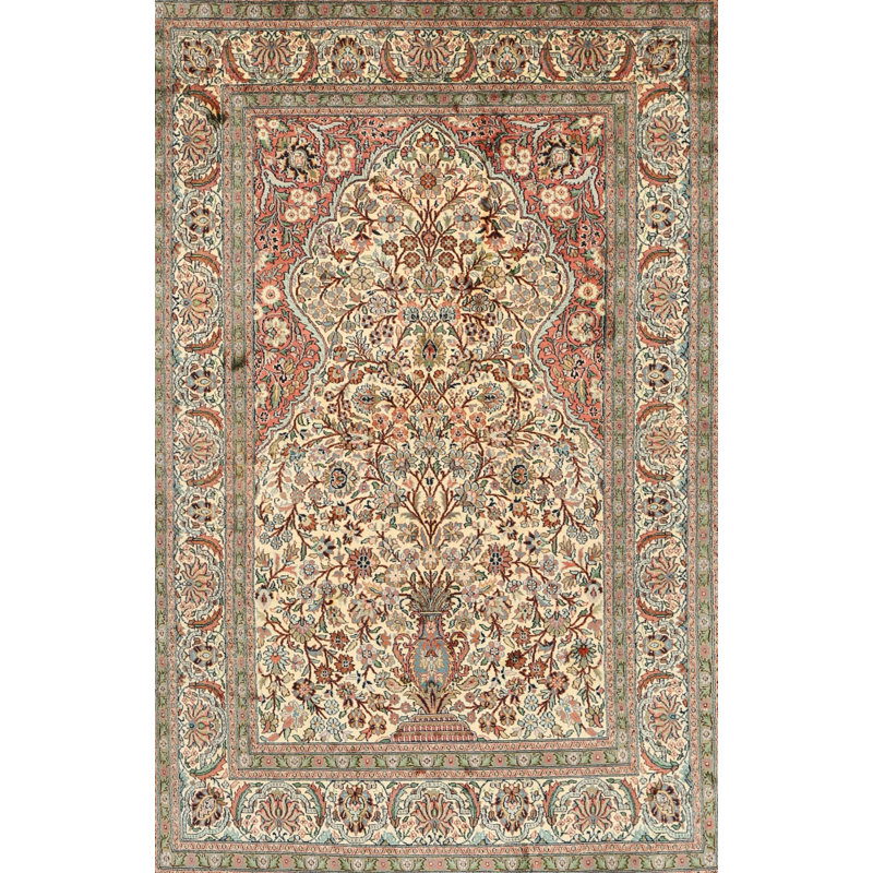 Oriental Indoor Rug, Rectangle 5' x 7'