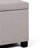 Dover 36"W Upholstered Linen Look Fabric Contemporary Rectangular Storage Ottoman with Lift Top-161001865