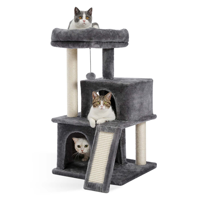 Arbre à chat 34 pouces, Gris