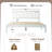 Moriel Queen Size Transitional Modern Solid Wood Platform Bed Frame, MOB-40-Q, with Shaker Headboard, Classic White Oak, No Box Spring Needed-1106258272-1106258275