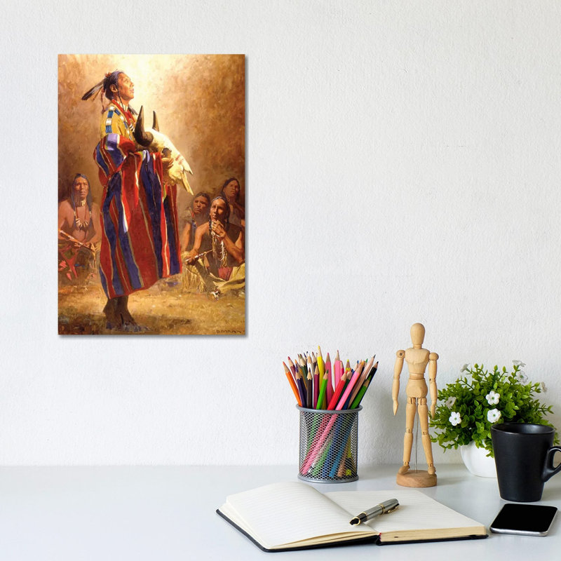 Buffalo Vision By David Mann - Wrapped Canvas Graphic Art by David Mann - Wrapped Canvas Print