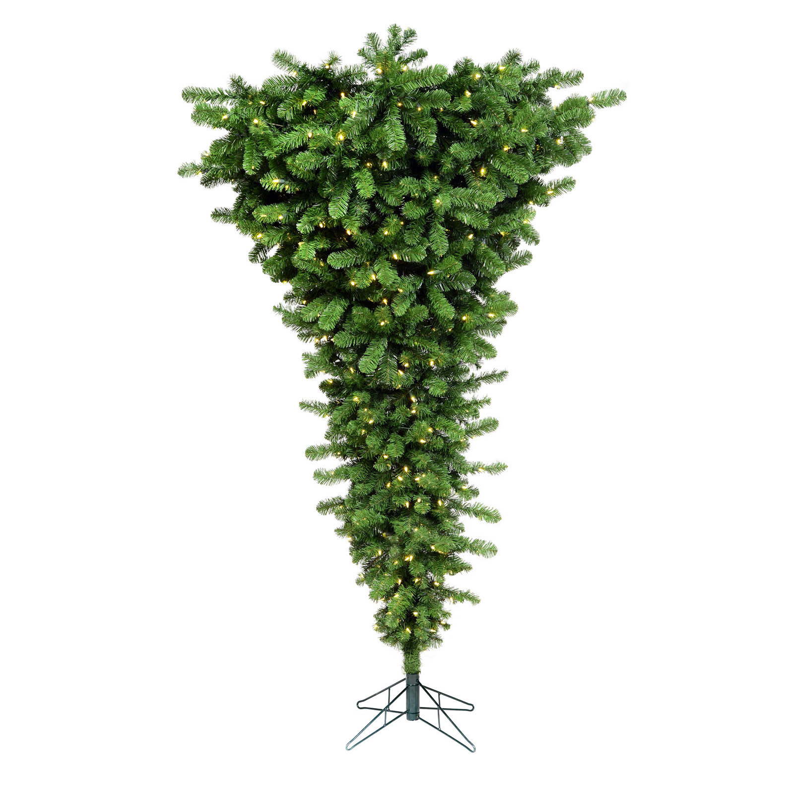 Frosted 9' Pre-Lit Pine Christmas Tree, 9', Green