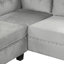 Canapé modulaire 105 po avec repose-pieds de rangement 105 po-121052716