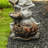 Comanche Handcrafted Outdoor Weather Resistant Sculptural Fountain with Lights