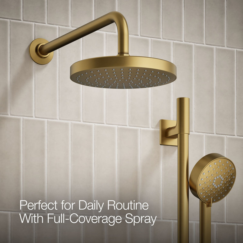 Awaken Showering Kit 2.5 Gpm, Brushed Brass