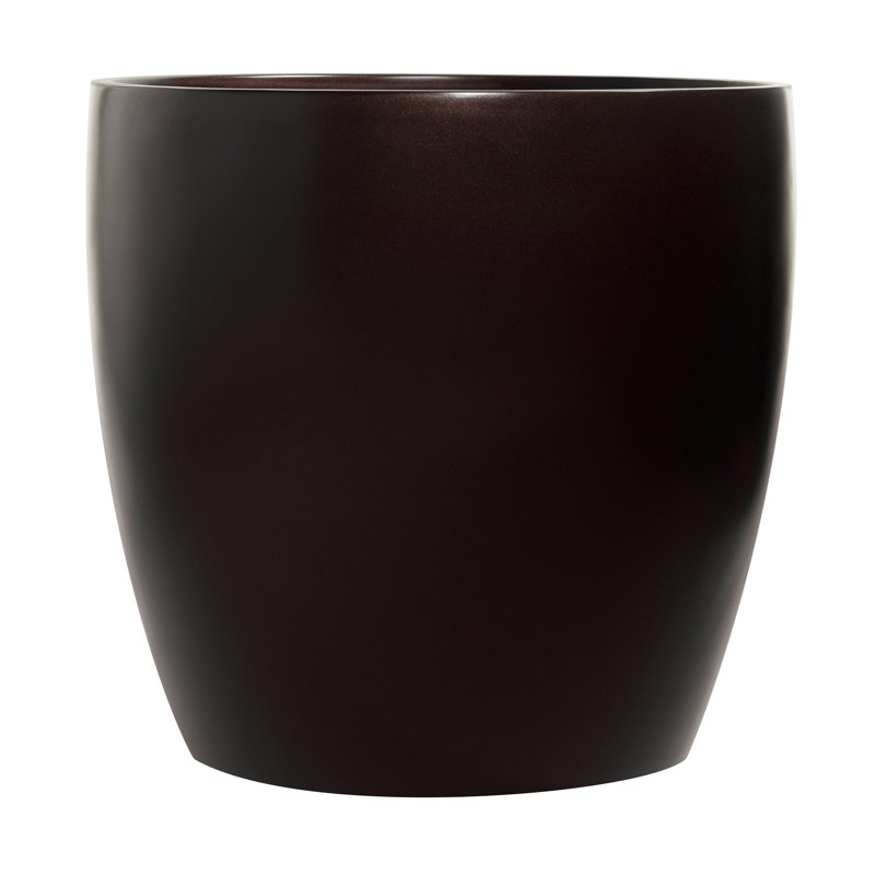 Jardinière cylindrique Napa, Brun, H 21,5 po x l 22 po x P 22 po