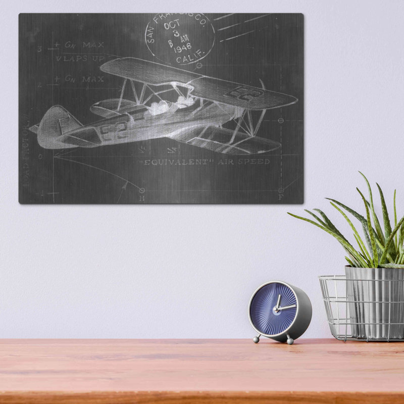 «Flight Schématique I» par Ethan Harper, H 12 po x l 16 po
