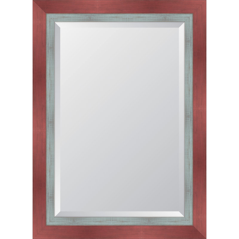 Miroir mural, H 42 po x l 30 po, Blanc