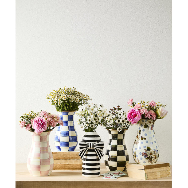 Royal Check Tall Vase