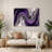 Gradient Abstract 70 Purple Metal Wall Art-973467657