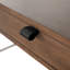 Bureau d'écriture en bois massif avec huche Loki-88300362