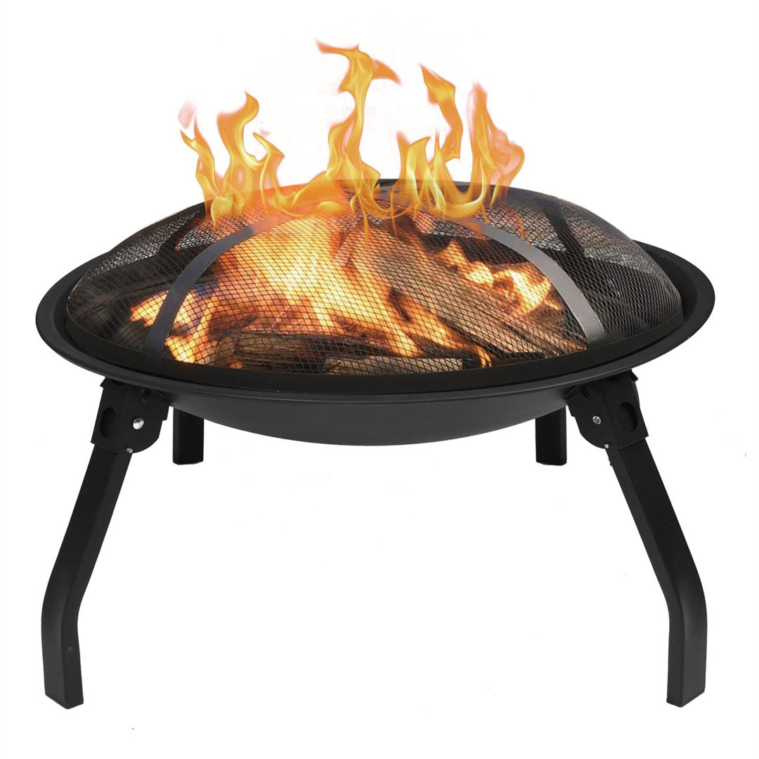 Camping Firebowl Pit Stove For Garden Outdoor Heater Portable BBQ Grill