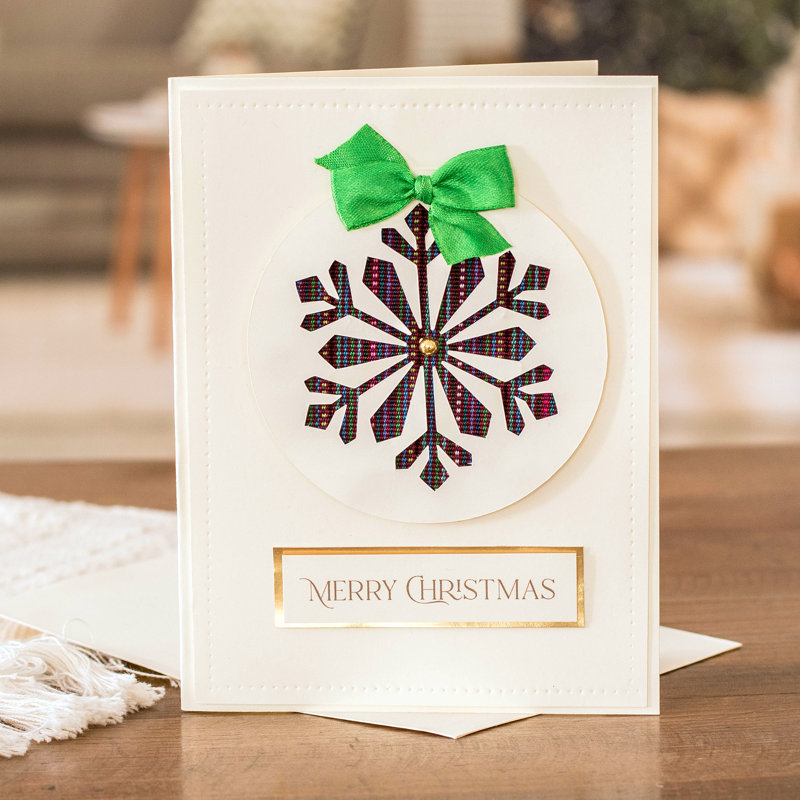 Carte de voeux de Noël «Aisle®», Vert