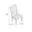 Chaises d'appoint Erin-Marie, tabac foncé