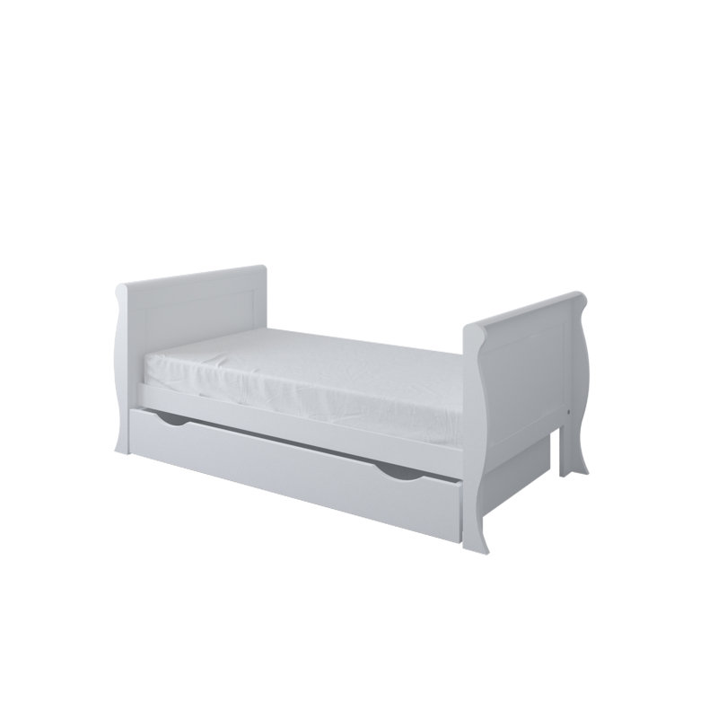 Valerton 3 Cot Bed, Yes, White