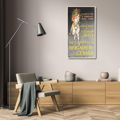 "The Exploits of Brigadier Gerard" by  Louis Frederick Hurd - Gallery Wrap Canvas Wall Art