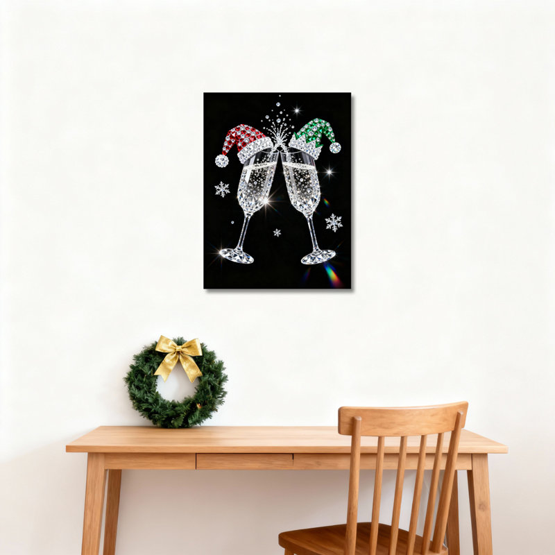 Toast Toast, art mural, H 36 po x l 24 po
