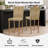 Solid Wood Natural Finish Bar Stool With Handwoven Rope-20422980